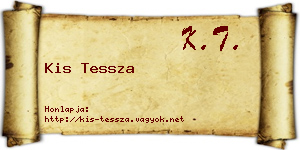 Kis Tessza névjegykártya